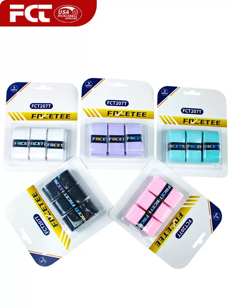 Examples of packaged overgrip formats for retail presentation