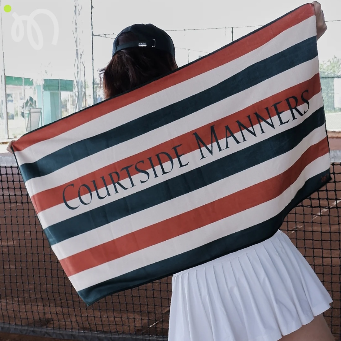 Full custom towel artwork laid out for production review